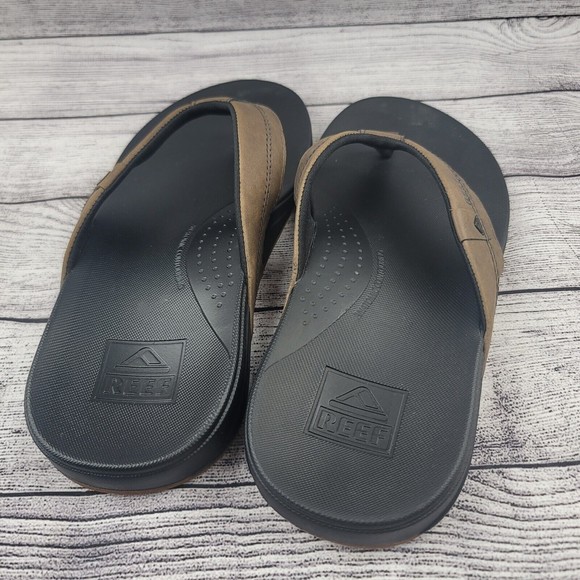 Men's Reef Sandals Brown Size 8 - Picture 2 of 4